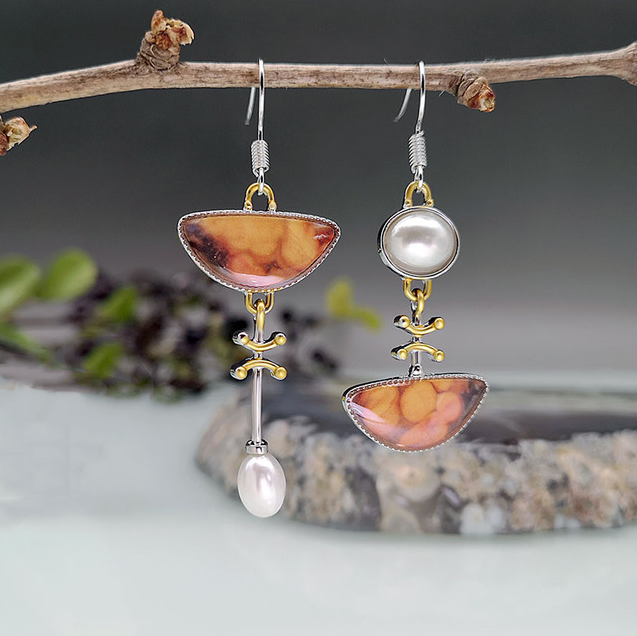 Vintage Gold Drop Earrings - Luxicro