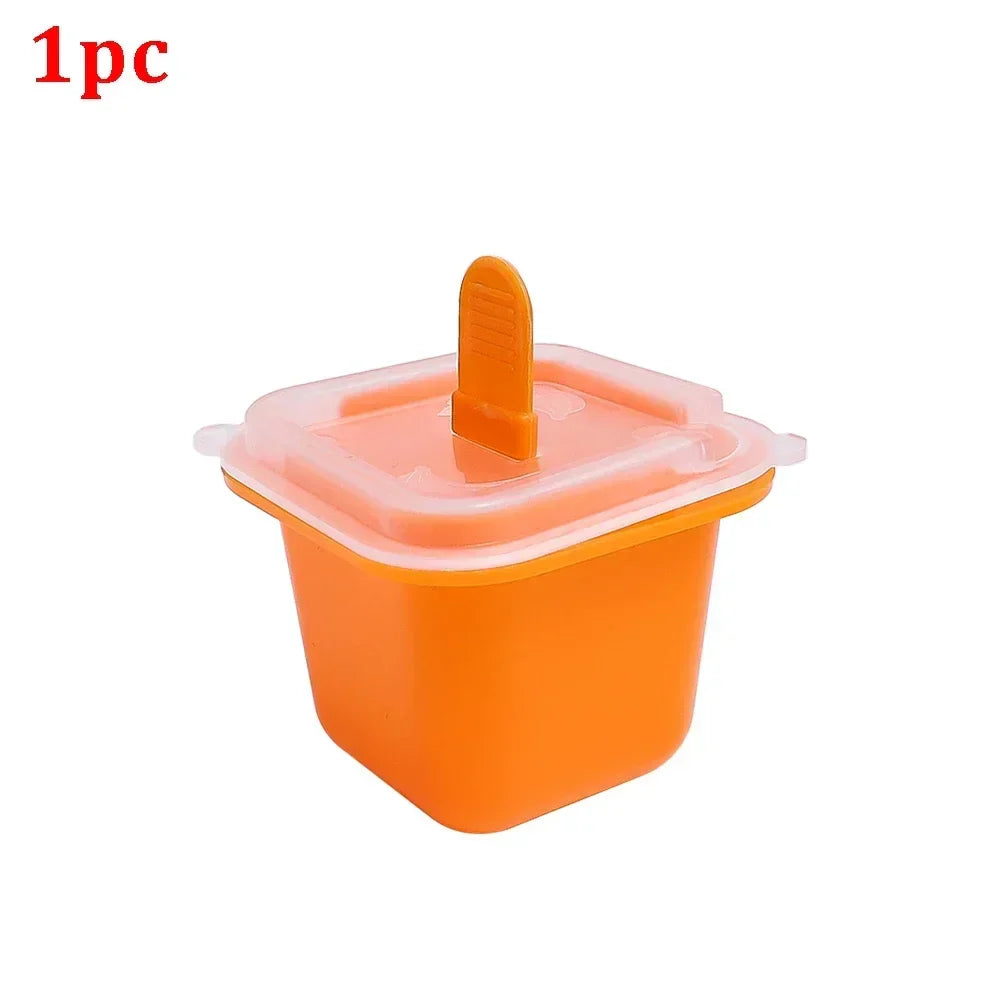 BPA Free Stackable Silicone Ice Cube Trays with Sticks