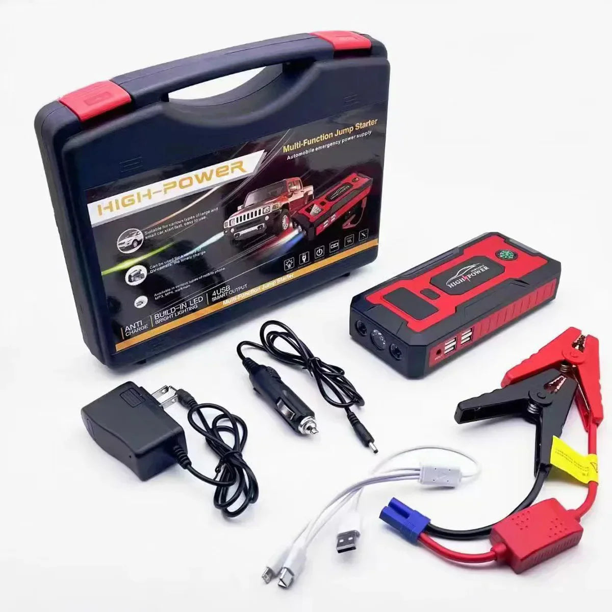Compact 12V Car Battery Booster Portable Power Pack