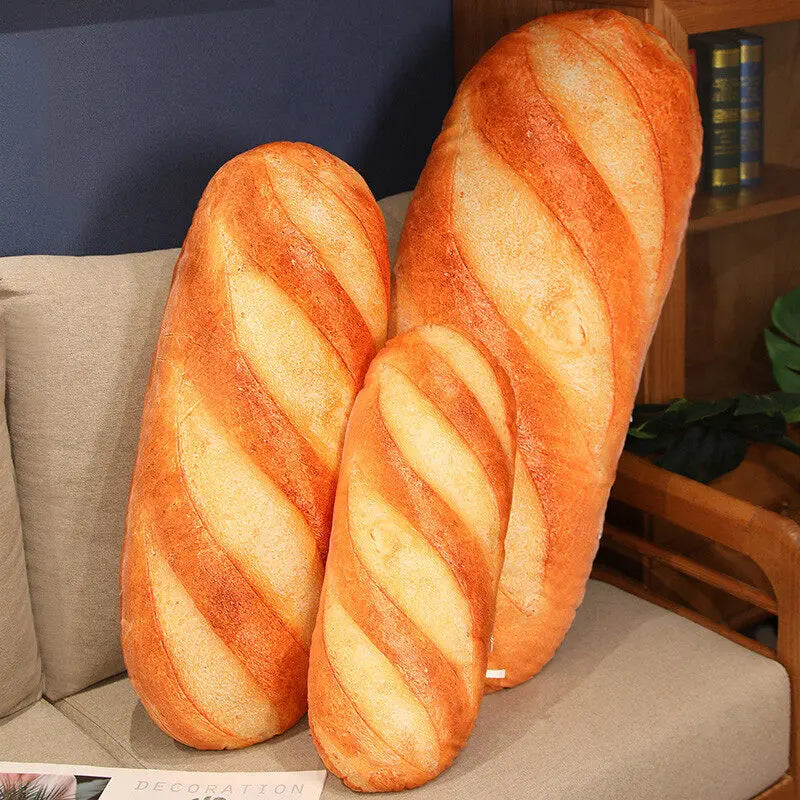 Cuddly Bread Shaped Pillow