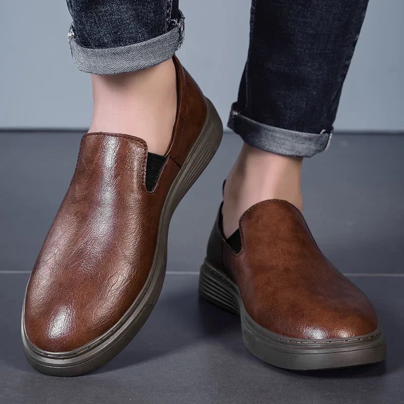 Premium Leather Slip On Dress Shoes