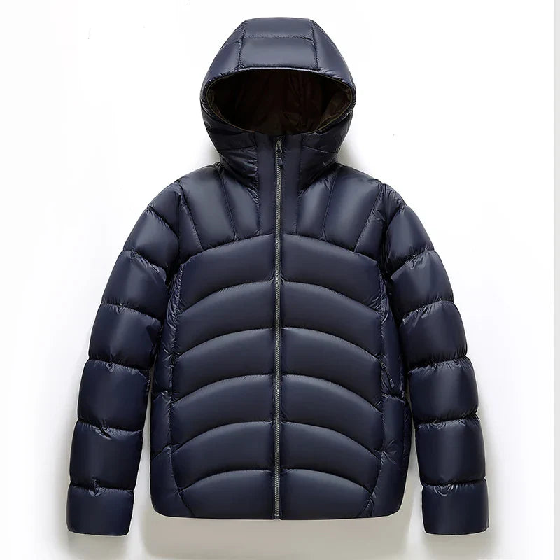 Warm Waterproof Quilted Down Puffer Coat