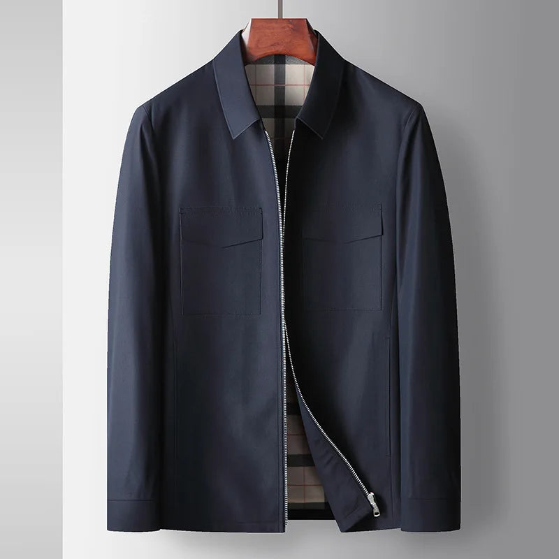 Classic Fit Button Down Shirt Jacket