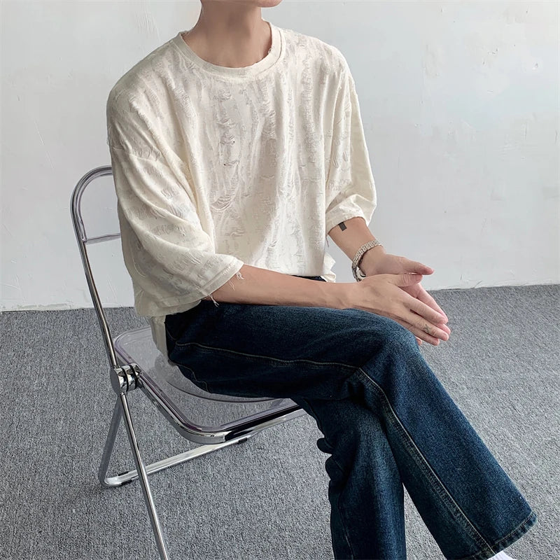 Retro Style Worn Look T-Shirt