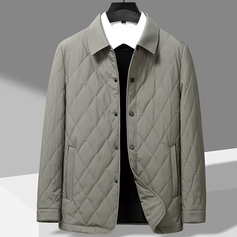 Luxury Men's Wool Blend Winter Coat