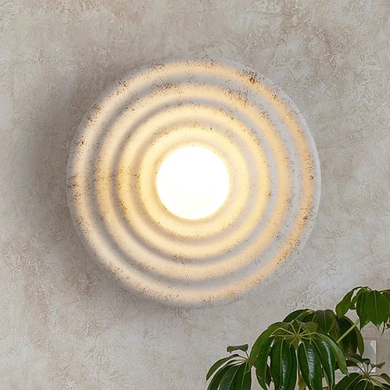 Simple Round Japanese LED Wall Light - Luxicro