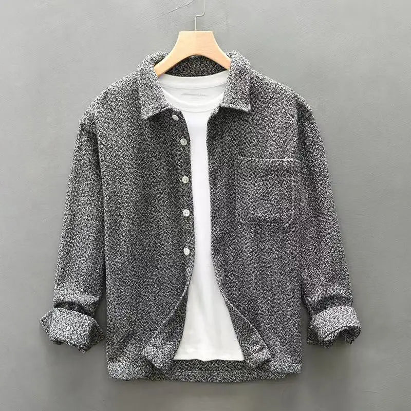 Classic Textured Button Down Shirt