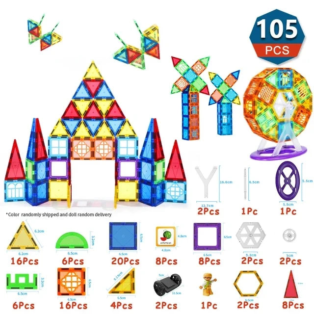 Fun Magnetic Toy Blocks Set for Kids