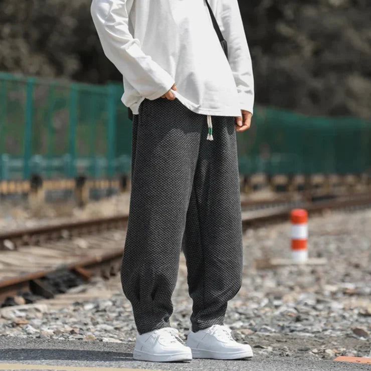 Premium Ribbed Athletic Pants