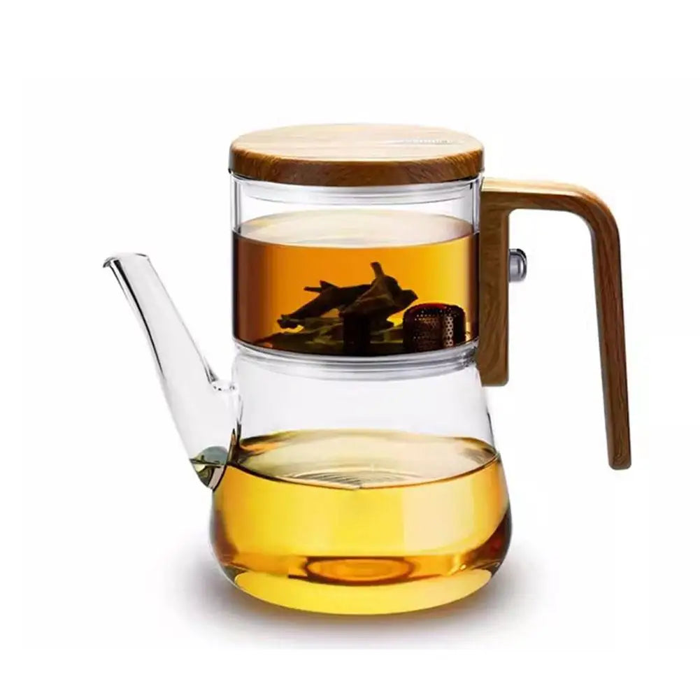 Clear Glass Magnetic Tea Infuser Set 740ML - Luxicro