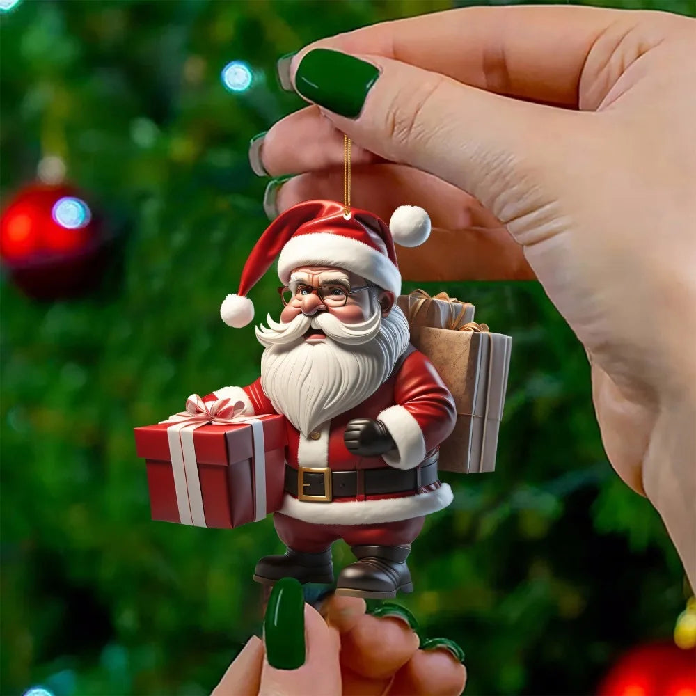 Small Christmas Santa Decor Hangings