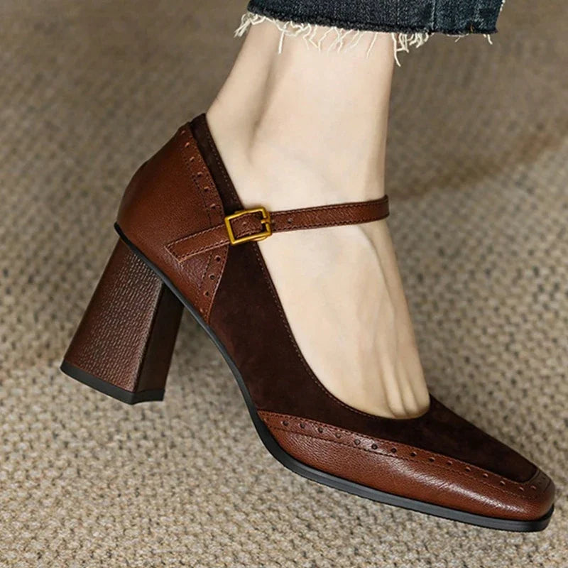 Classic Round Toe High Heels