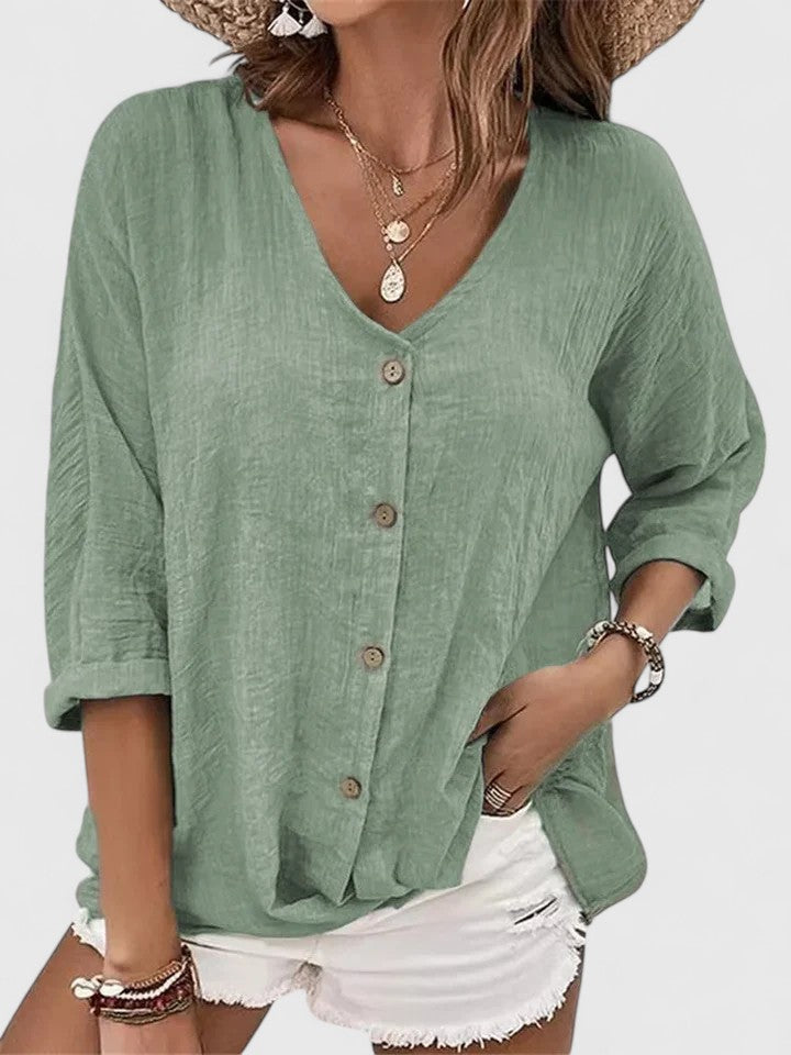 Elegant Women's Office Blouse