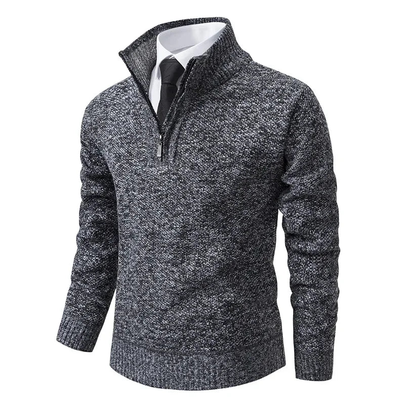 Warm Fleece Lined Half Zip Pullover