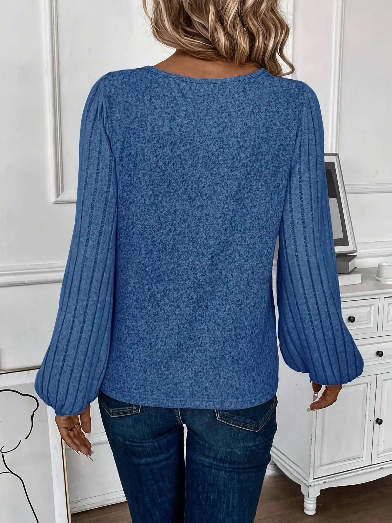 Classic Long Sleeve Knit Sweater