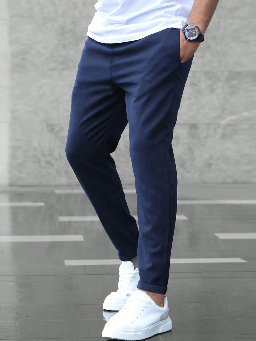 High Quality Elastic Luxury Pants