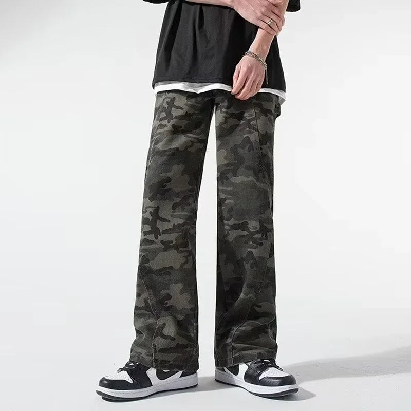 Loose Fit Men's Straight Leg Jeans - Luxicro