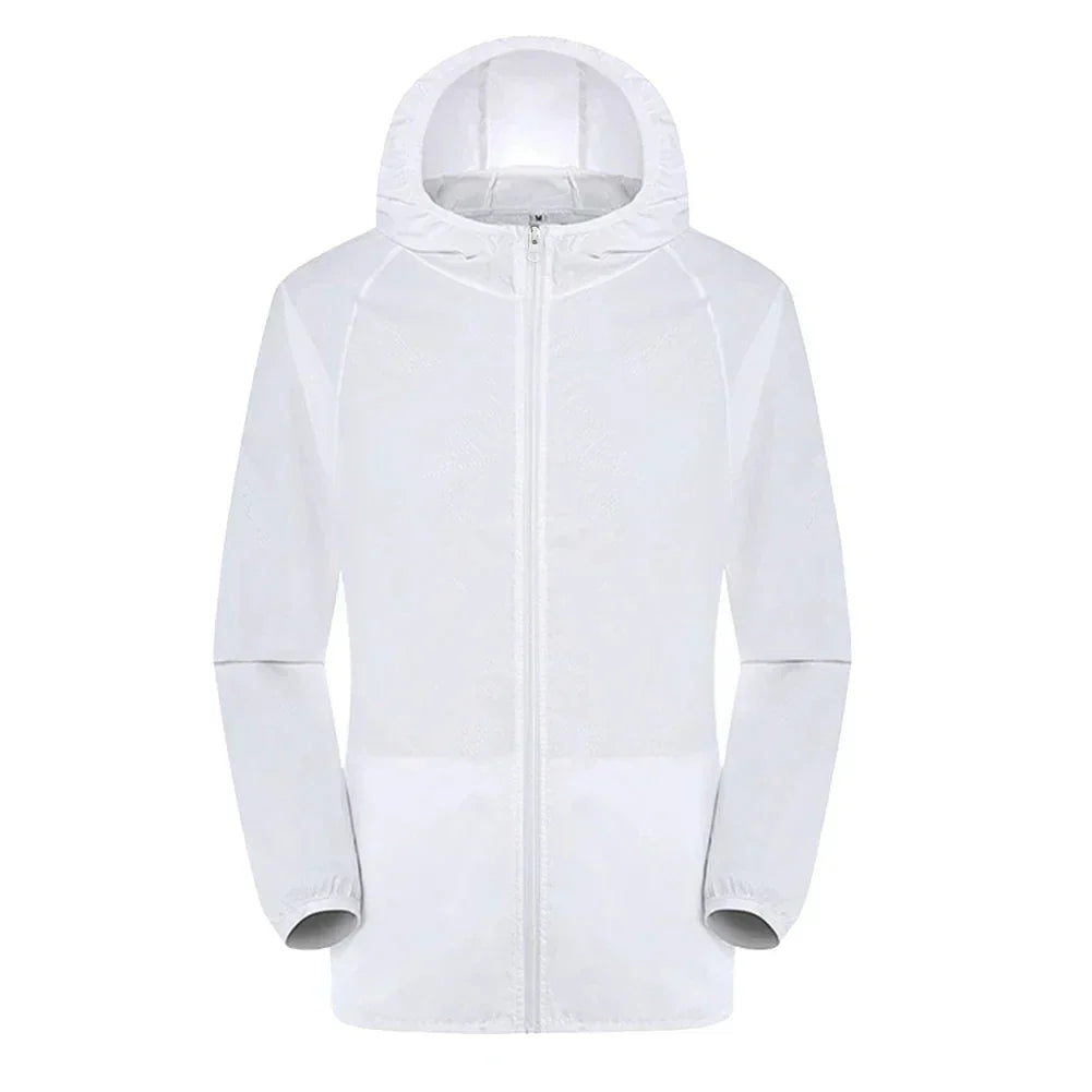 Waterproof Hooded Mens Zip Coat
