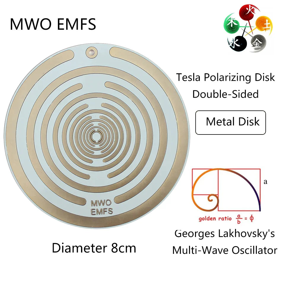 Portable EMF Protection Disk for Pain Relief
