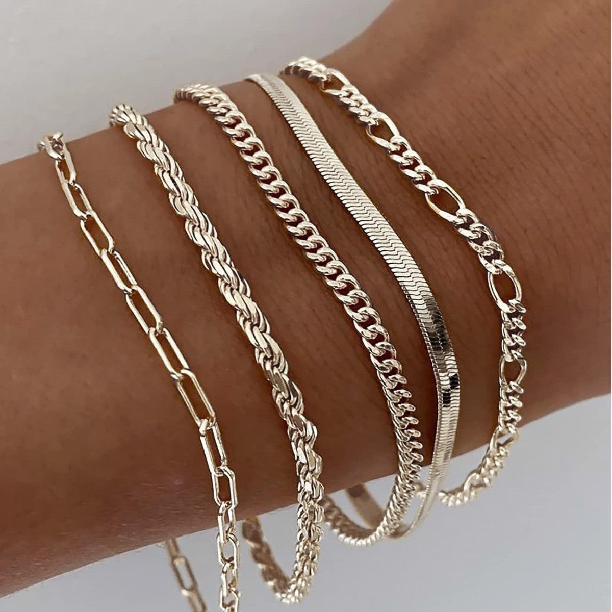 Luxury Gold Womens Bracelet Set