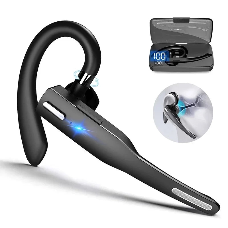 Cordless Bluetooth 5.1 Noise Cancelling Office Headphones - Luxicro