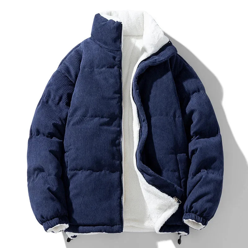 Warm Quilted Puffer Coat | Insulated Hip Length Jacket