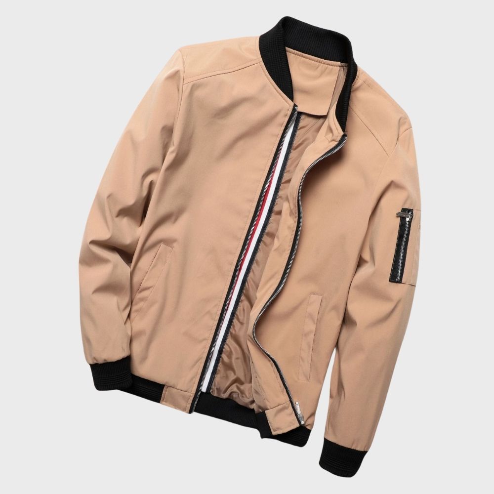 Men's Classic Slim Fit Bomber Jacket