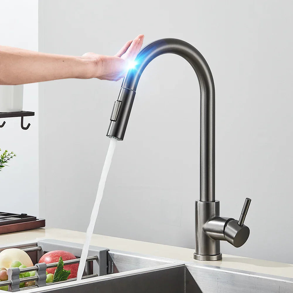 Easy Control Kitchen Faucet with Pull-Out Sprayer