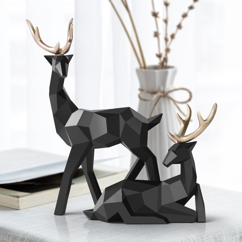 Majestic Deer Figurine Statue
