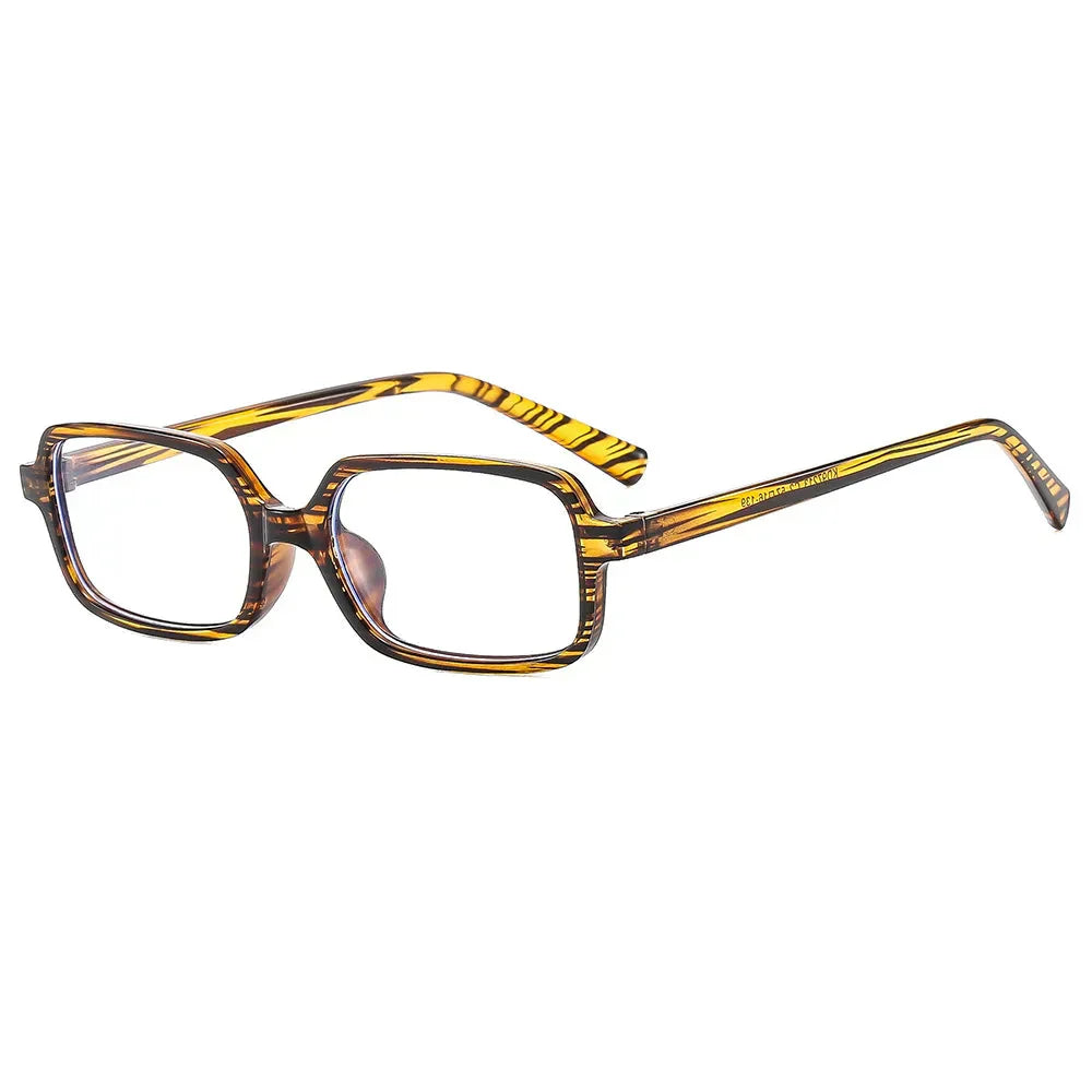 Stylish Women's Rectangular Glasses - Anti Blue Light Lenses