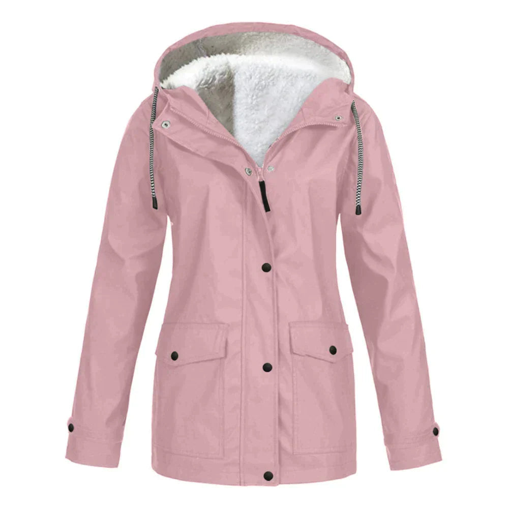 Waterproof Women's Rain Coat | Insulated