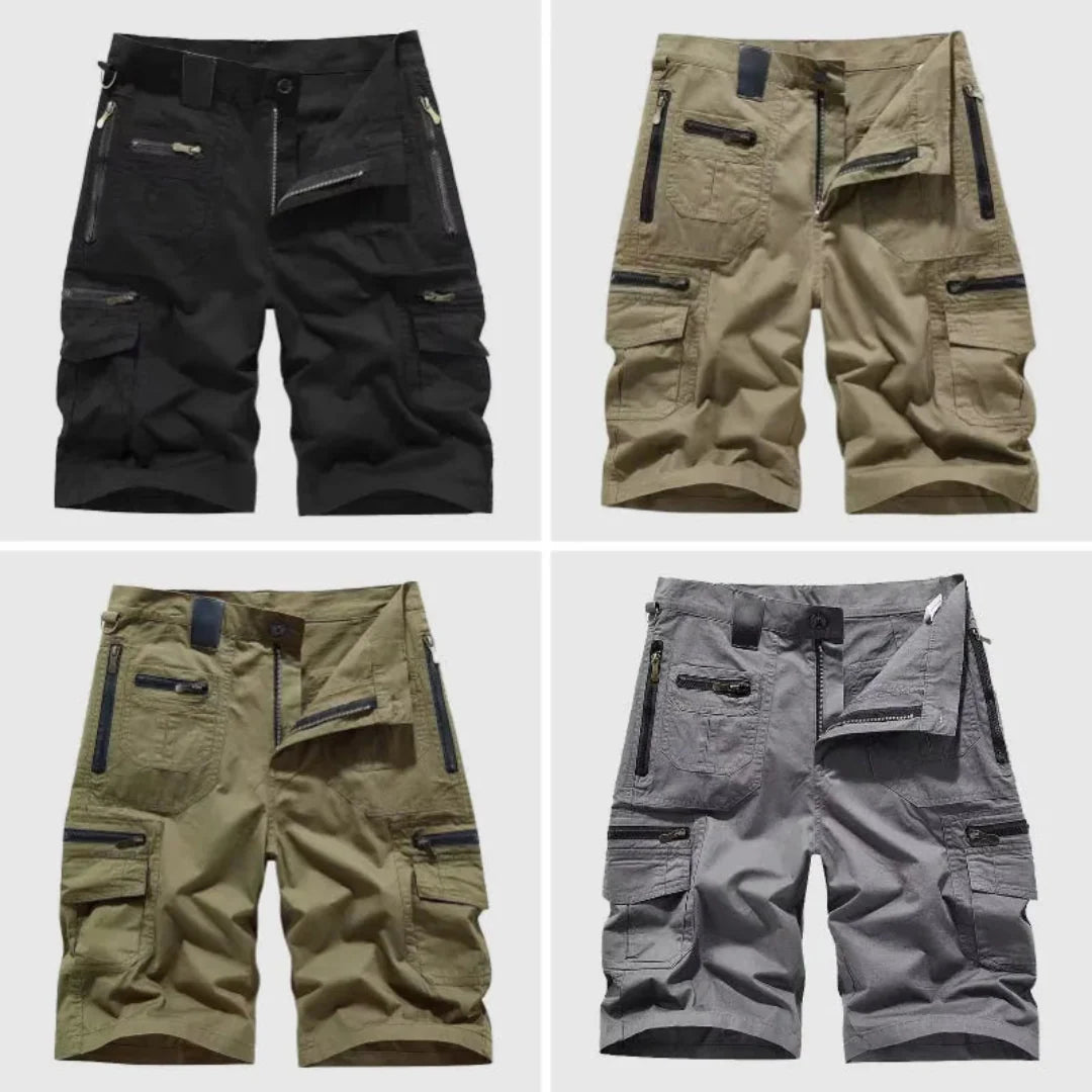 Practical Multi-Pocket Military Style Shorts