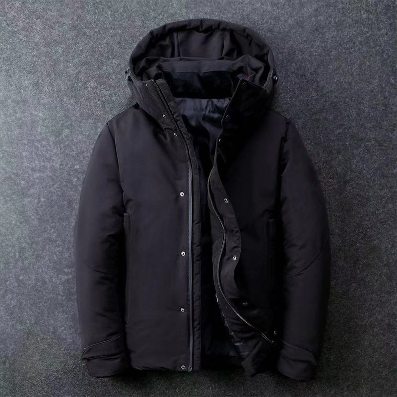 Warm Men's Down Filled Winter Parka Jacket