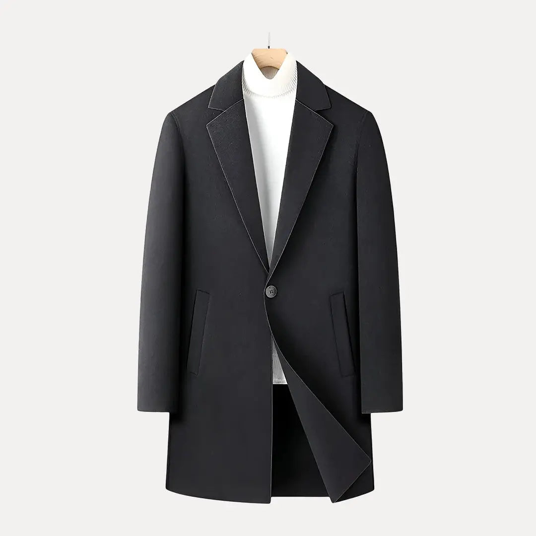 Warm Winter Men's Wool Coat