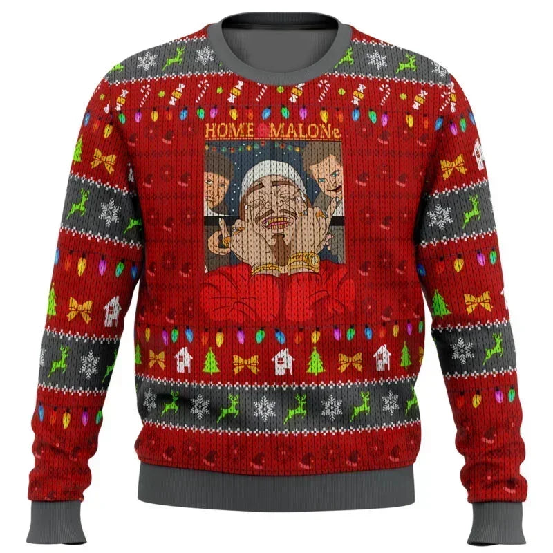 Comfy Holiday Crew Neck Winter Sweater