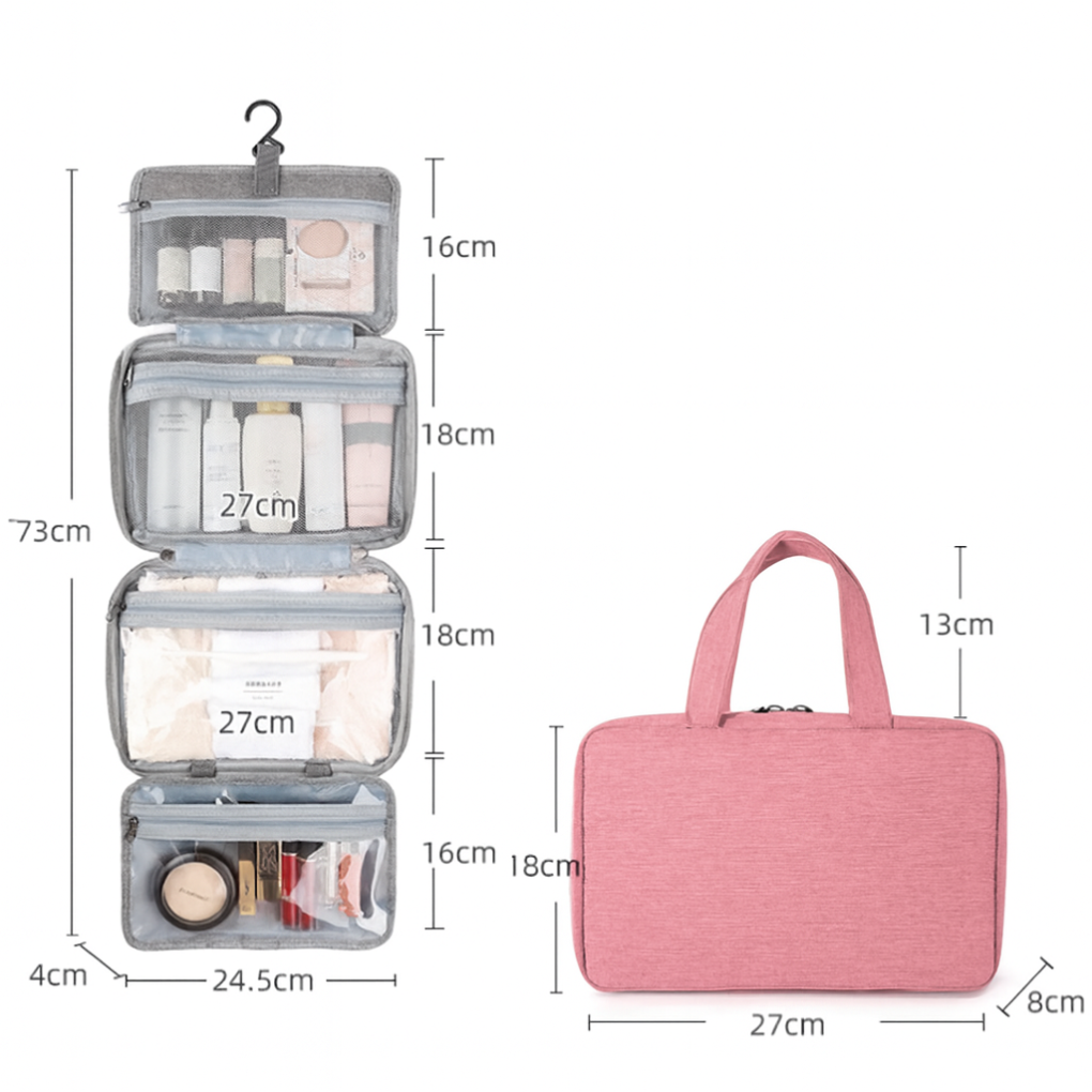 Travel Toiletry Bag Storage Case