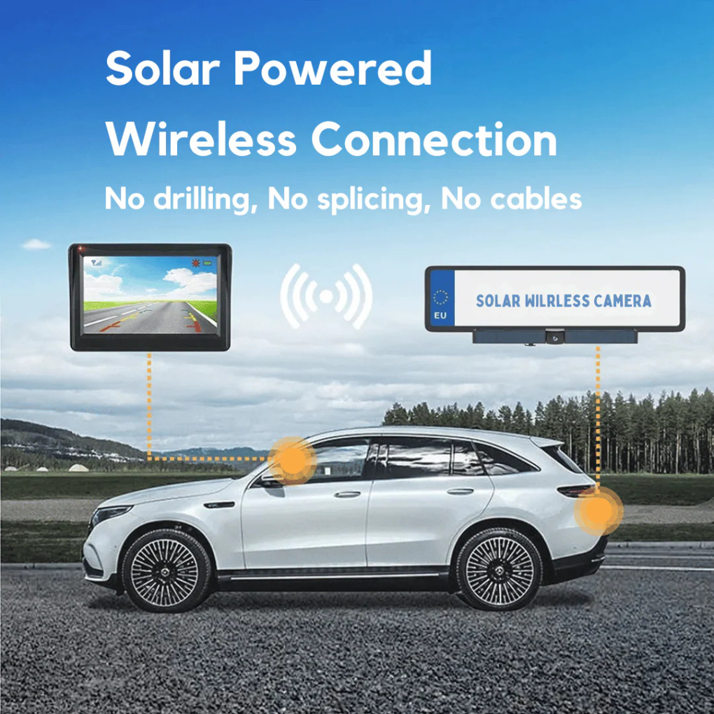 Wireless Solar HD Backup Camera