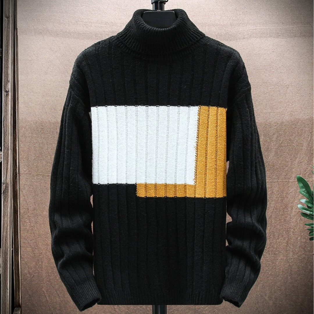 Casual Multicolor Crew Neck Sweater