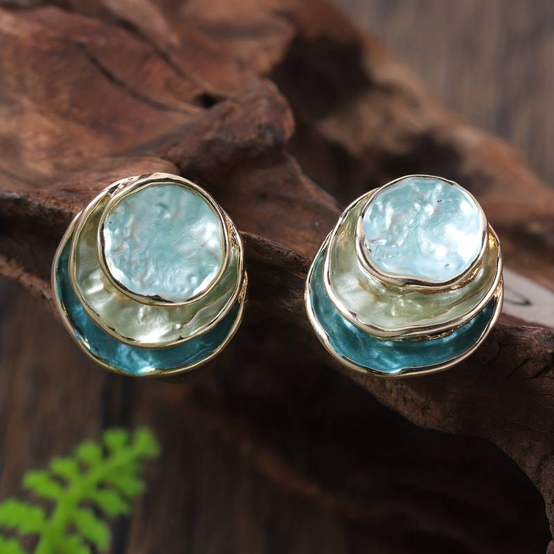 Classic Luxury Circle Layered Earrings - Luxicro