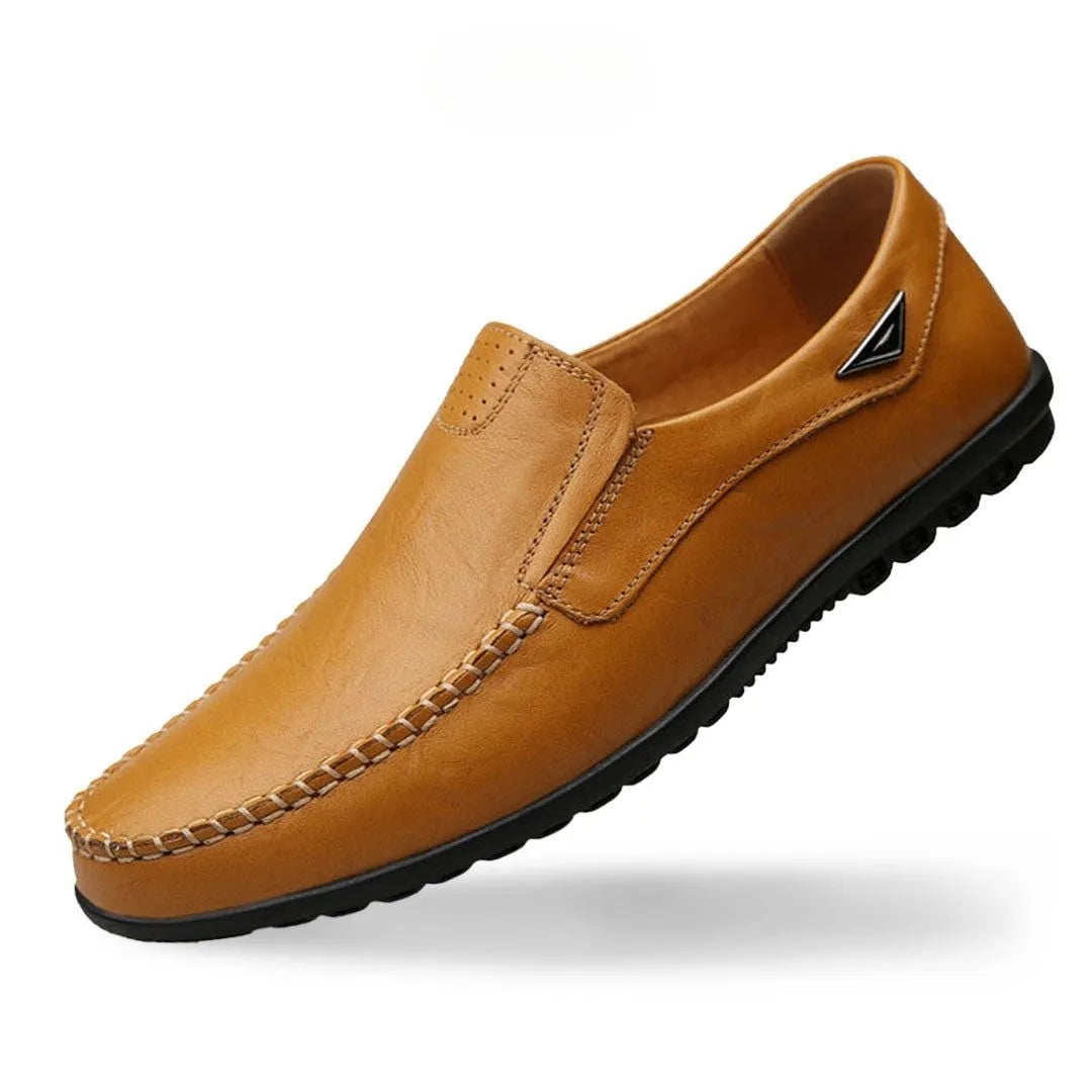 Authentic Leather Slip On Shoes