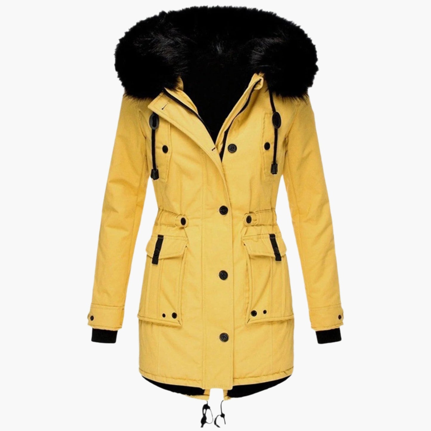 Comfortable Women's Parka Jacket with Hood
