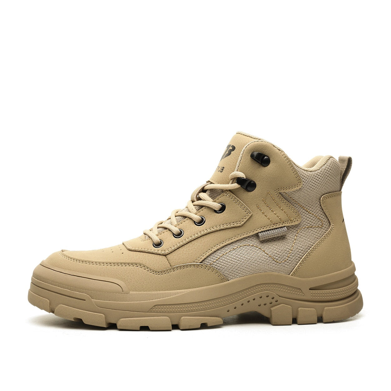 Rugged Mens Waterproof Work Boots - Slip Resistant Steel Toe