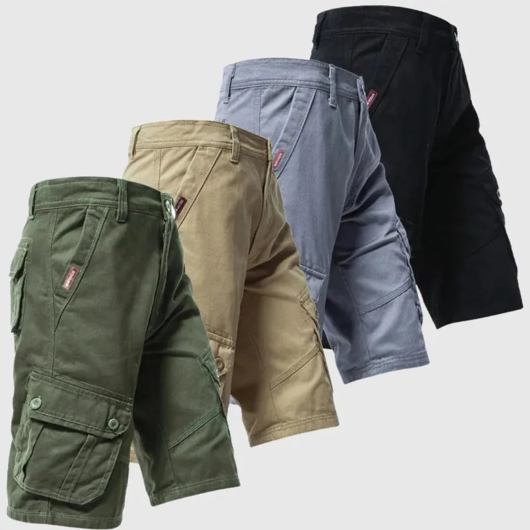 Tough Extra-Pocket Cargo Work Shorts