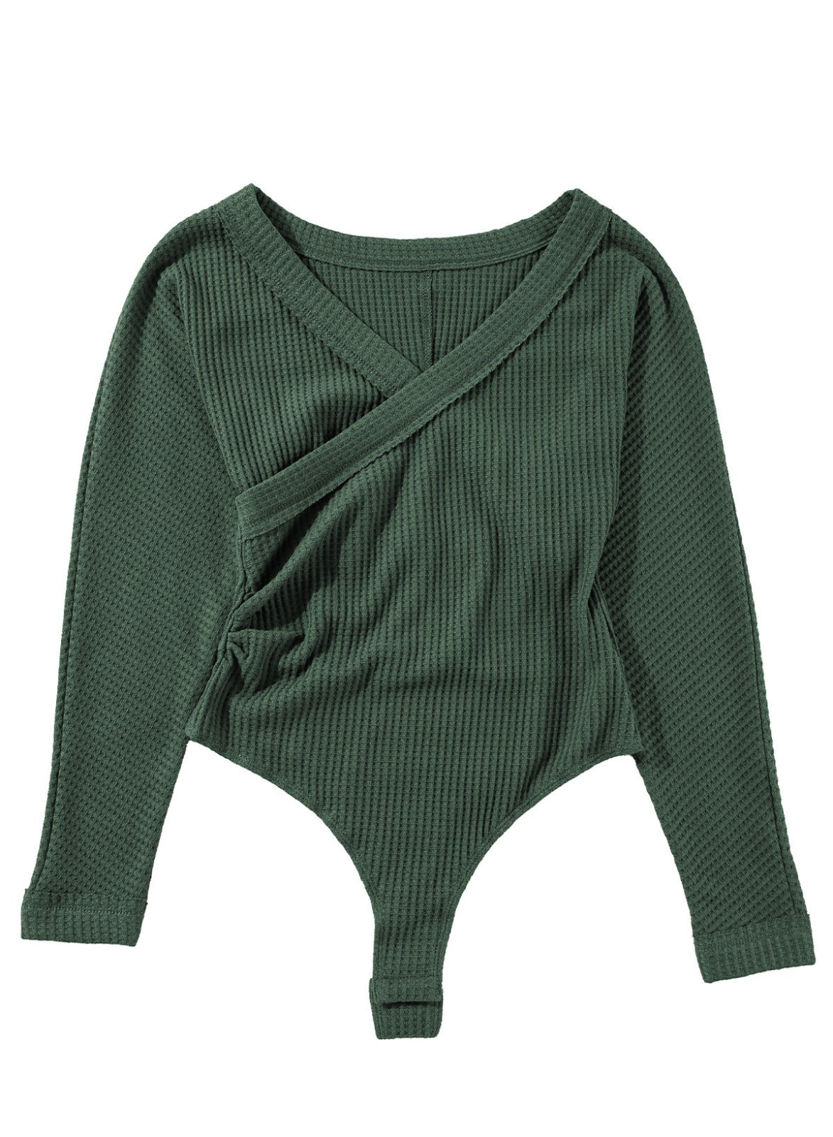 Textured Wrap Around Blouse - Luxicro