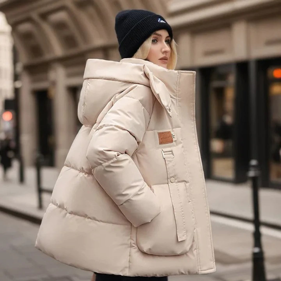 Warm Padded Parka Jacket for Women