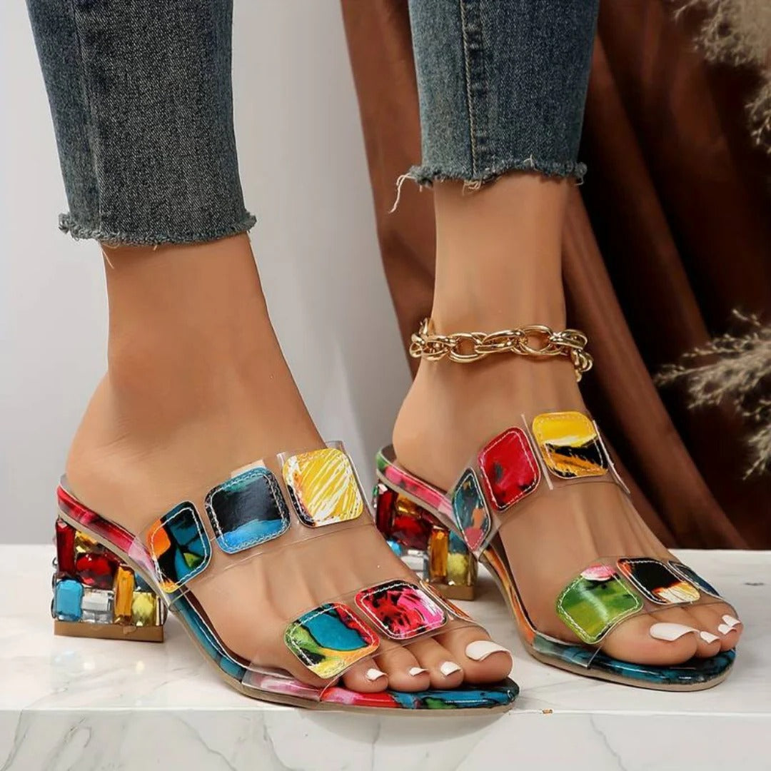 Glittering Ladies Summer Sandals - EasyApparels
