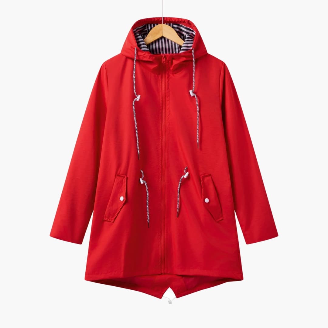 Ladies Waterproof Parka with Zip Pockets