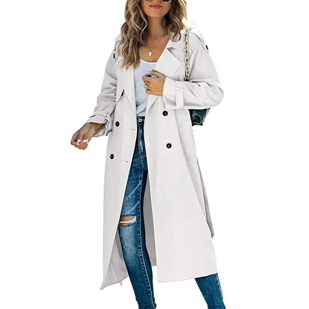 Timeless Double Breasted Rain Coat