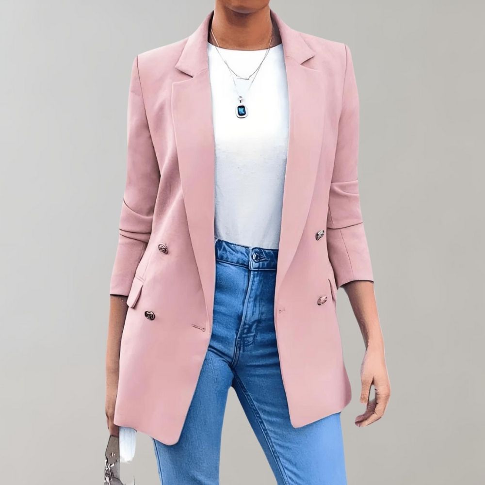 Chic Women's Blazer Jacket for Work and Everyday Wear