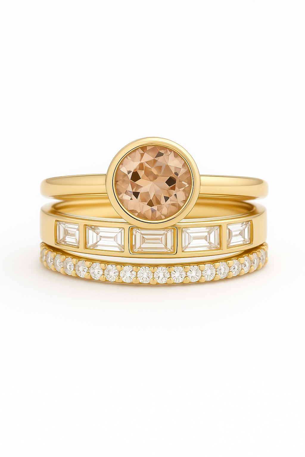 Luxurious Crystal Gold Women's Ring - Luxicro
